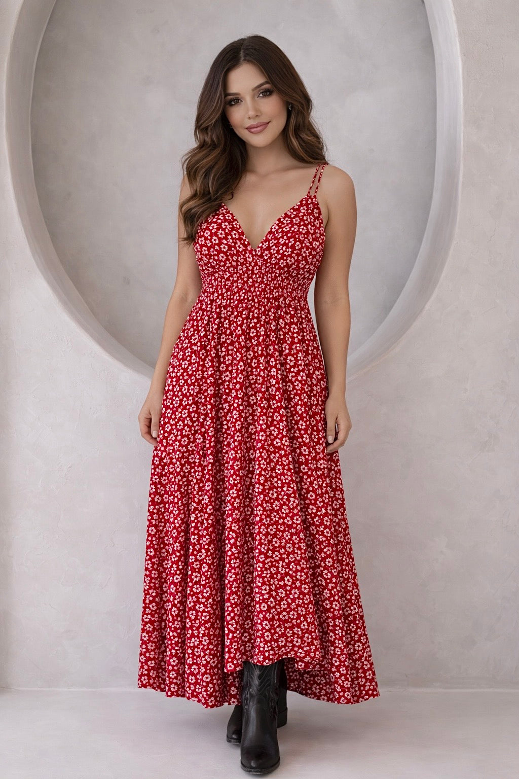 Kaylene Floral Maxi Dress