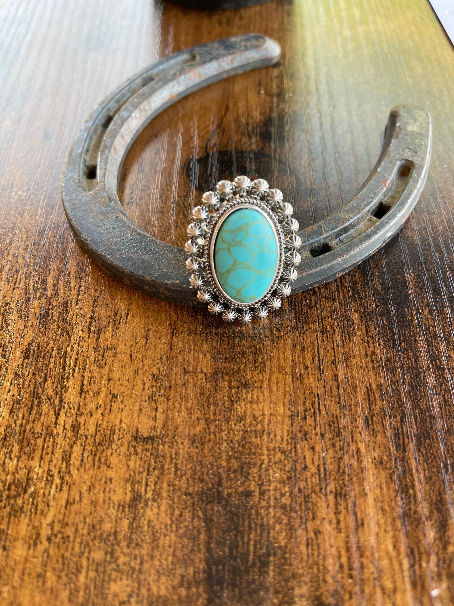 Adriana Stone Ring - Turquoise