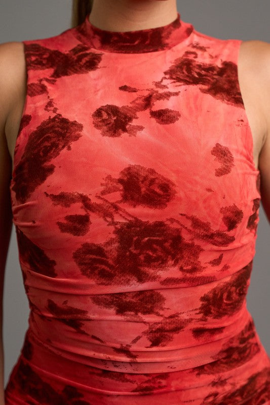 Como La Flor Midi Dress