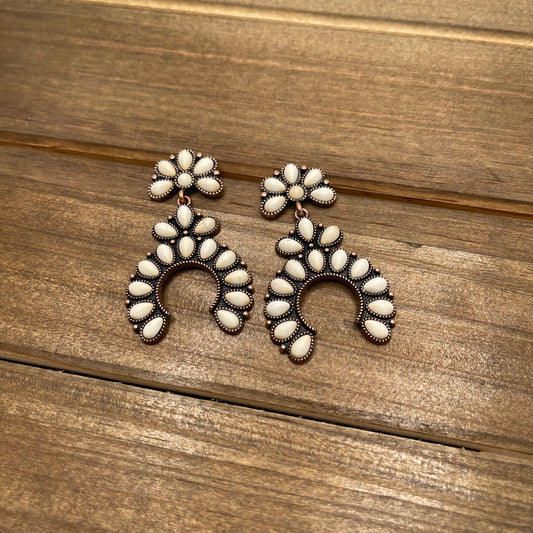 Bri Earrings - White