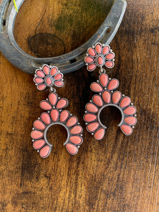 Adriana Earrings - Pink