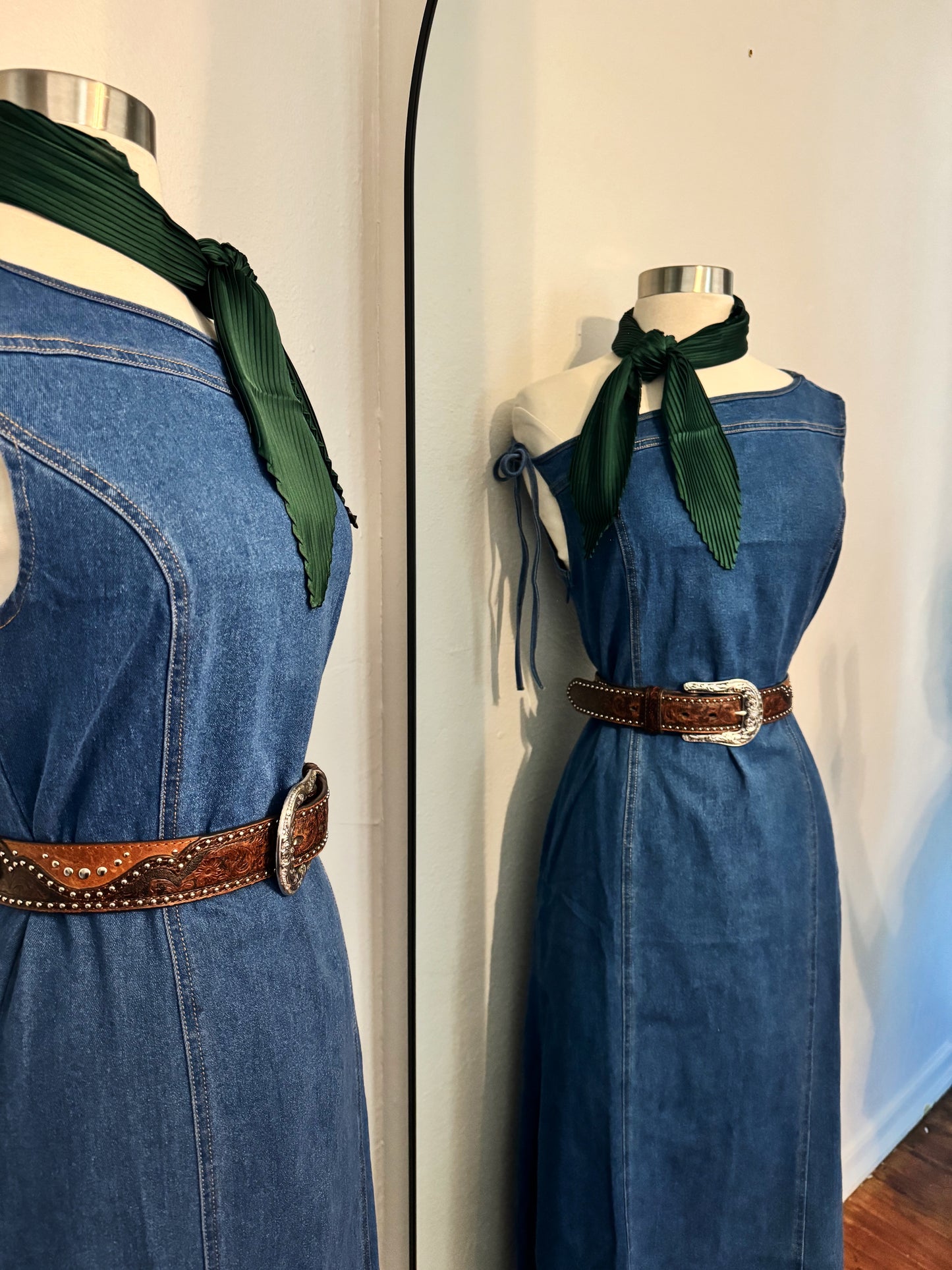 Jackie Denim Midi Dress