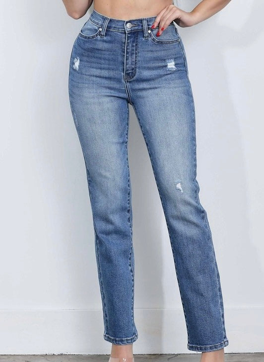 Jesse Straight Ankle Jeans