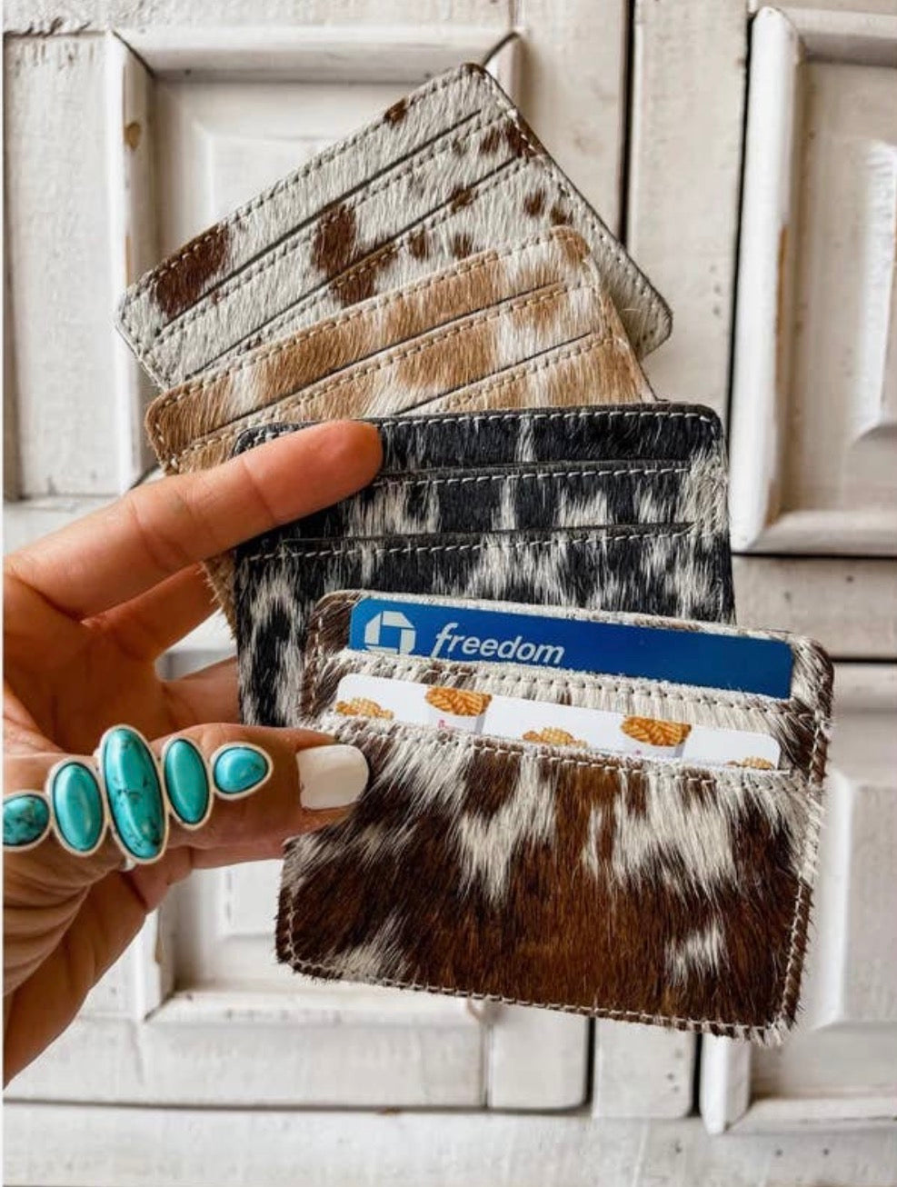 Cowhide Credit Card Holder