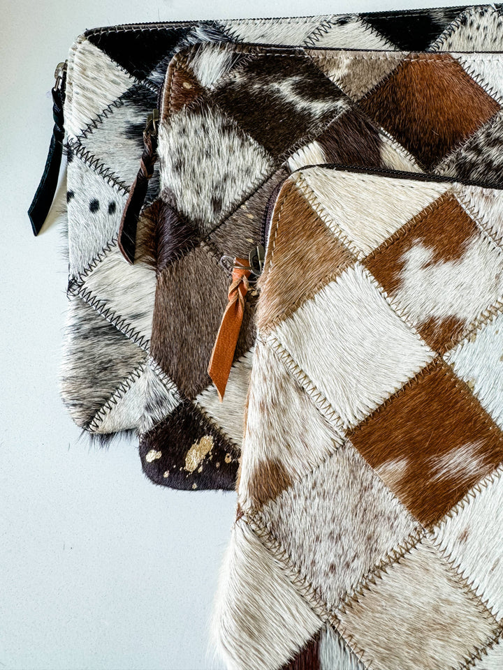 Boho Luxe Cowhide Laptop Sleeve
