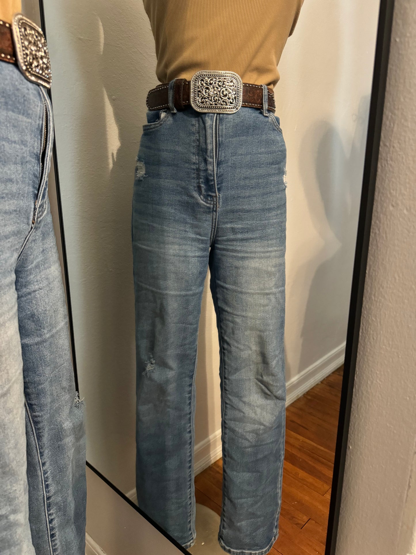Jesse Straight Ankle Jeans