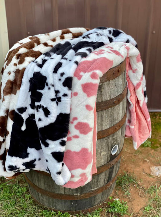 Cowprint Blanket